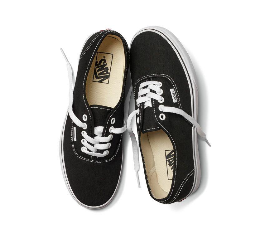 Vans Authentic Black/White Mens Womens - Black VN-0EE3BLK Shoes