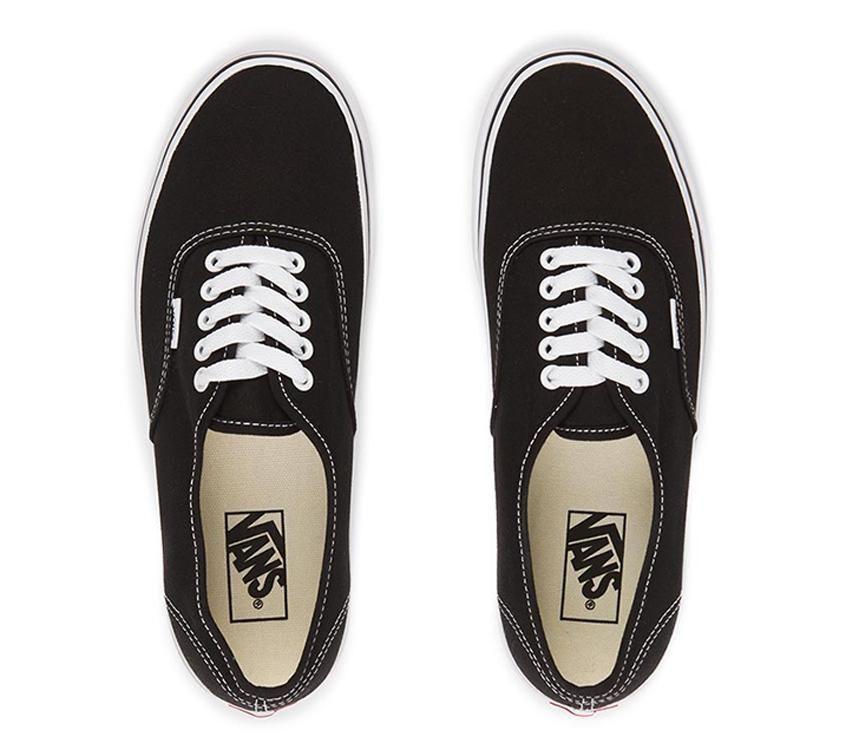 Vans Authentic Black/White Mens Womens - Black VN-0EE3BLK Shoes