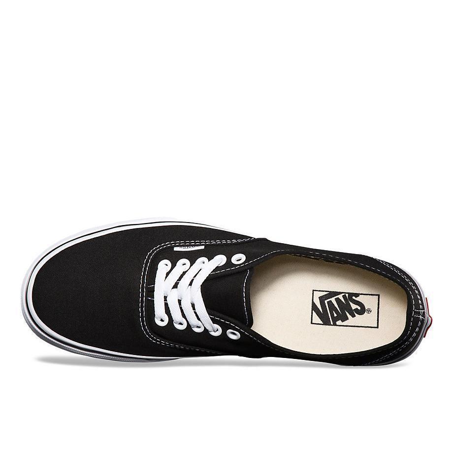 Vans Authentic Black/White Mens Womens - Black VN-0EE3BLK Shoes