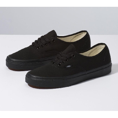 Vans Authentic Mens Womens - Black/Black VN-0EE3BKA Shoes