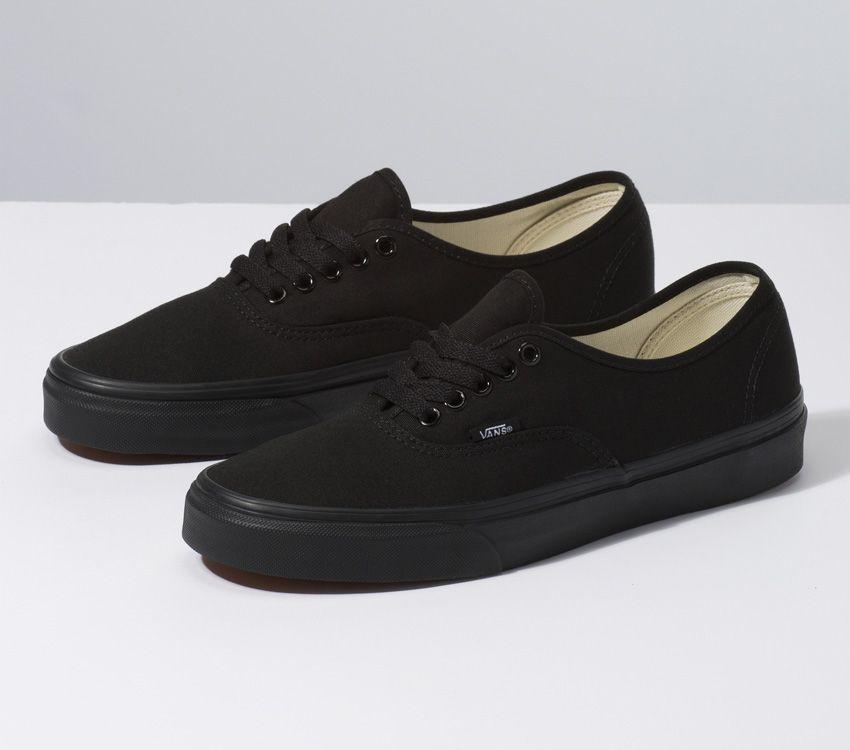 Vans Authentic Mens Womens - Black/Black VN-0EE3BKA Shoes