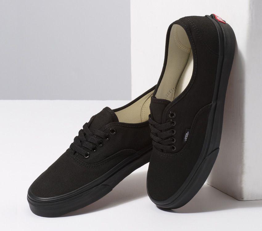 Vans Authentic Mens Womens - Black/Black VN-0EE3BKA Shoes