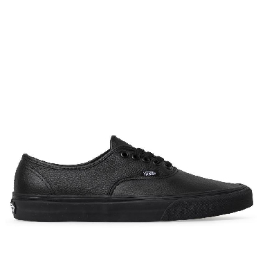 Vans Authentic Mens Womens - (Leather) black/black VN000JRAL3B Shoes