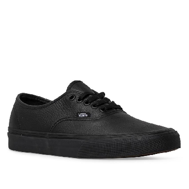 Vans Authentic Mens Womens - (Leather) black/black VN000JRAL3B Shoes