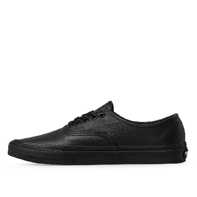 Vans Authentic Mens Womens - (Leather) black/black VN000JRAL3B Shoes