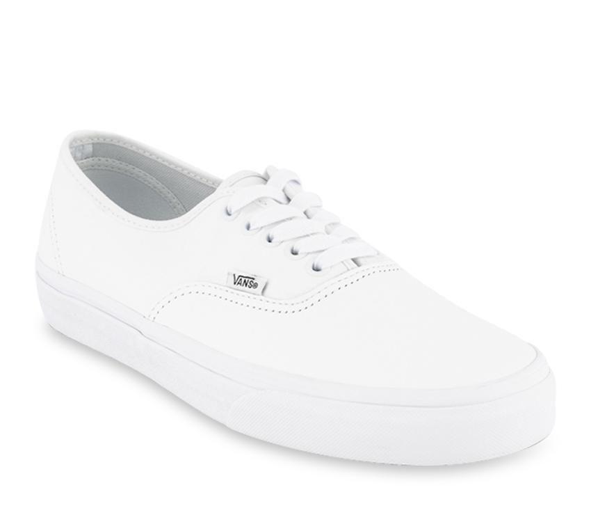 Vans AUTHENTIC (PREMIUM LEATHER) Mens Womens - True White VN0A5KRDW00 Shoes