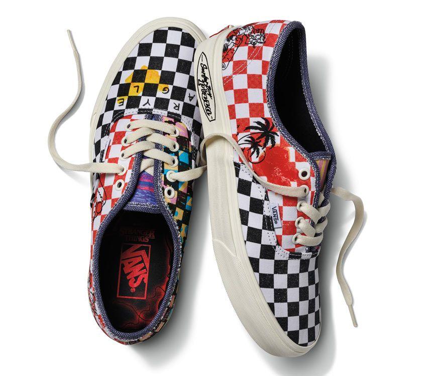 Vans X Stranger Things Authentic Mens Womens - Stranger Things Multi/Marshmallow VN0A5JMPBO5 Shoes