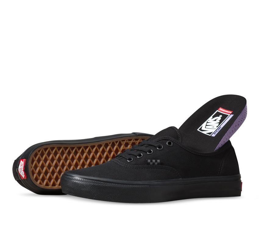 Vans Skate Authentic Mens Womens - Black/Black VN0A5FC8BKA Shoes