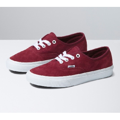 Vans Authentic Pig Suede Mens Womens - Pig Suede Tawny Port VN0A5JMPTWP Shoes