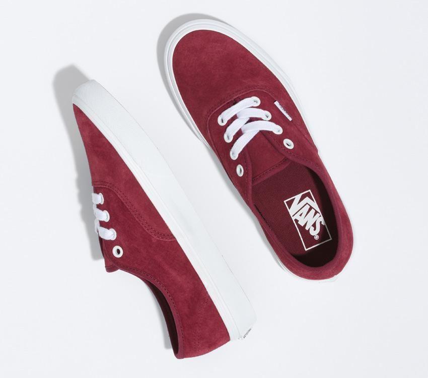 Vans Authentic Pig Suede Mens Womens - Pig Suede Tawny Port VN0A5JMPTWP Shoes