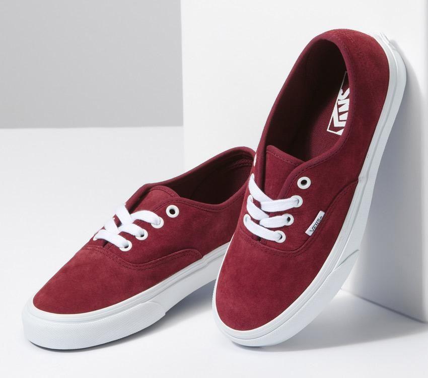 Vans Authentic Pig Suede Mens Womens - Pig Suede Tawny Port VN0A5JMPTWP Shoes