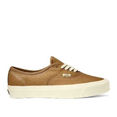 Vans Anaheim Factory Authentic 44 Dx Eco Theory Mens Womens - Eco Theory Leather Brown VN0A54F2BRO Shoes