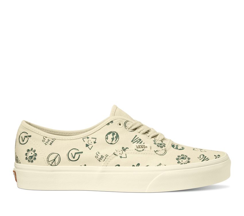 Vans Authentic Eco Theory In Our Hands Mens Womens - Eco Theory In Our Hands White VN0A5JMPTBD Shoes