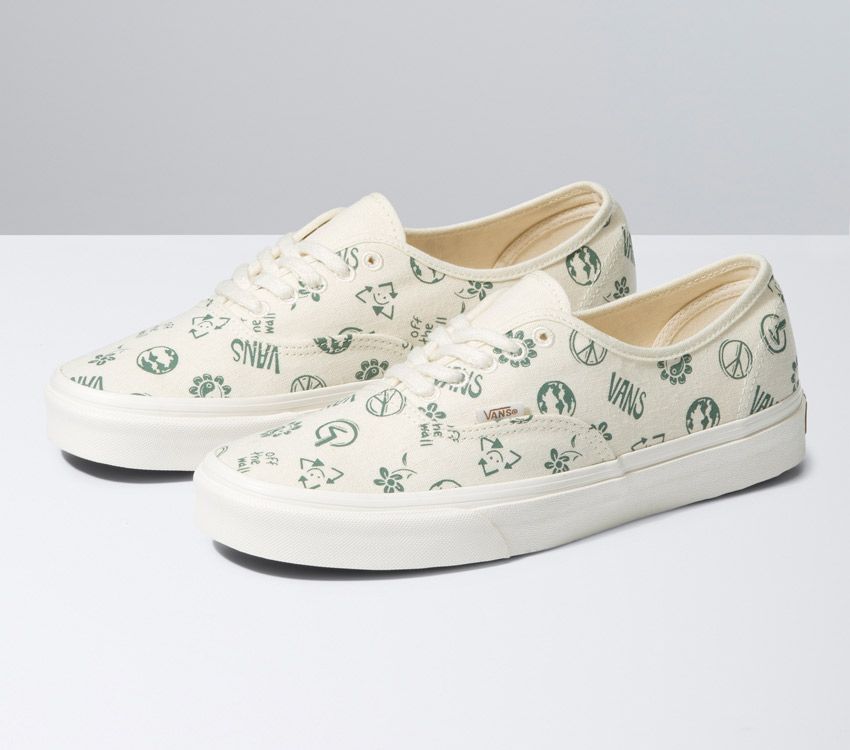 Vans Authentic Eco Theory In Our Hands Mens Womens - Eco Theory In Our Hands White VN0A5JMPTBD Shoes