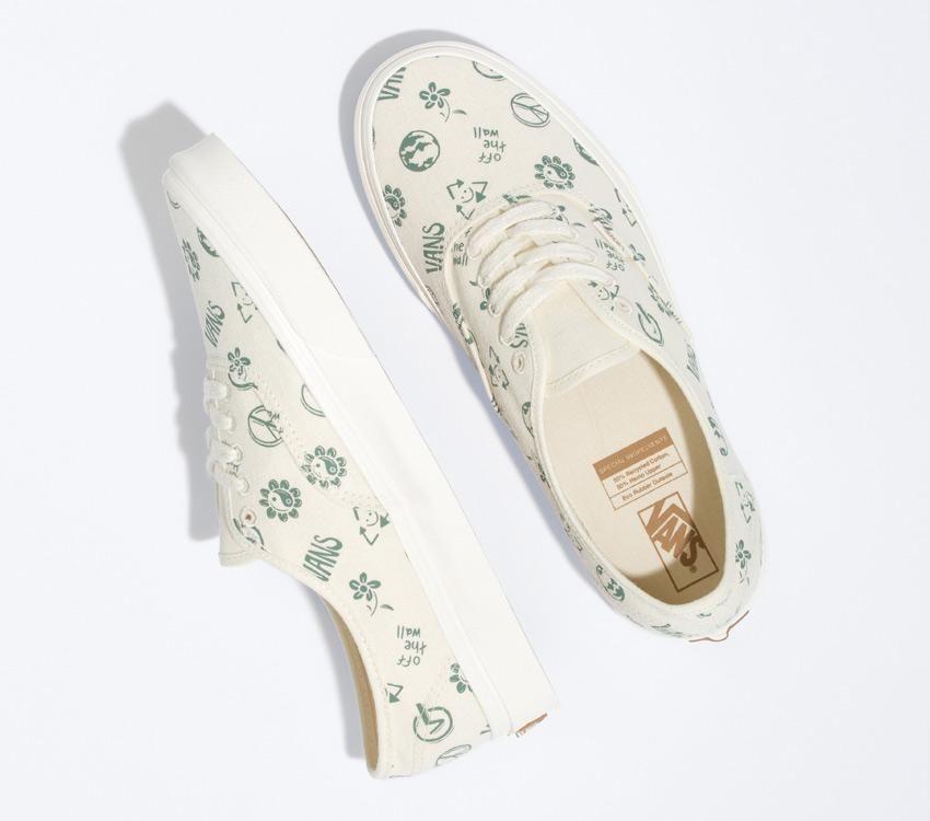 Vans Authentic Eco Theory In Our Hands Mens Womens - Eco Theory In Our Hands White VN0A5JMPTBD Shoes