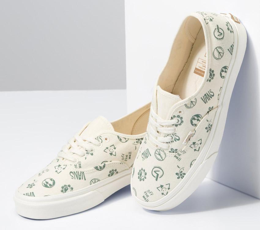 Vans Authentic Eco Theory In Our Hands Mens Womens - Eco Theory In Our Hands White VN0A5JMPTBD Shoes