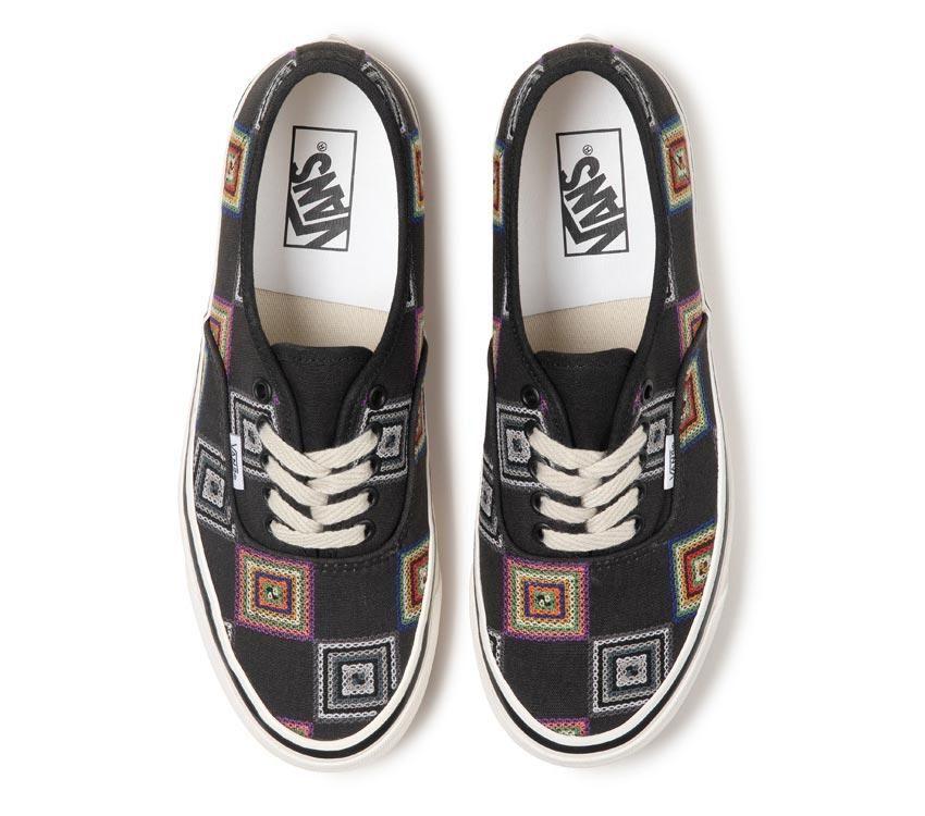 Vans Anaheim Factory Authentic 44 Dx Granny Check Mens Womens - Granny Check Black VN0A7Q5CBLK Shoes