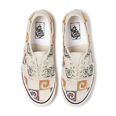 Vans Anaheim Factory Authentic 44 Dx Granny Check Mens Womens - Granny Check White VN0A7Q5CWHT Shoes