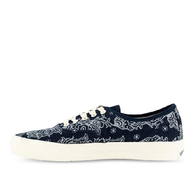 Vans Skate Authentic Paisley Mens Womens - Paisley Navy/Marshmallow VN0A5FC8FRP Shoes