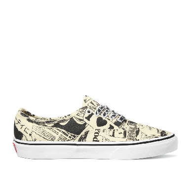 Vans Authentic Vans Collage Mens Womens - Vans Collage Black/White VN0A5KRDBZW Shoes