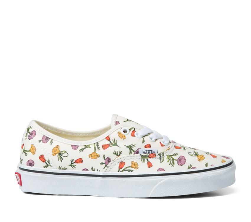 Vans Authentic Mens Womens - Poppy Floral Cream VN0A5JMPCRM Shoes