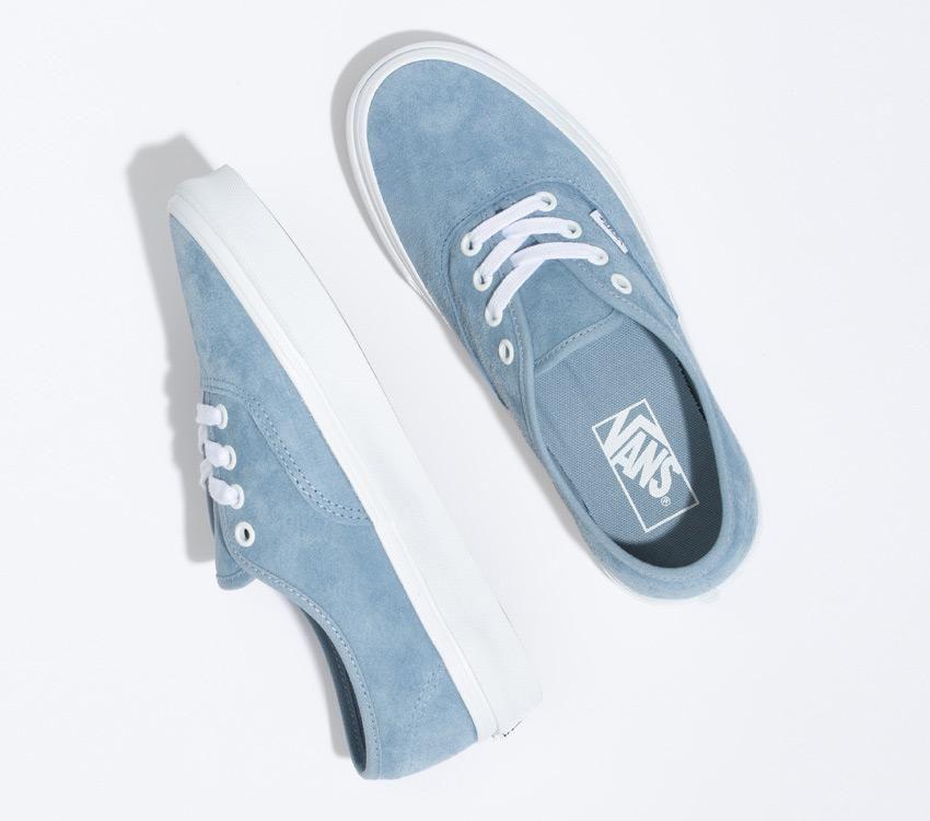 Vans Authentic Pig Suede Mens Womens - Pig Suede Ashley Blue VN0A5KRDBD2 Shoes