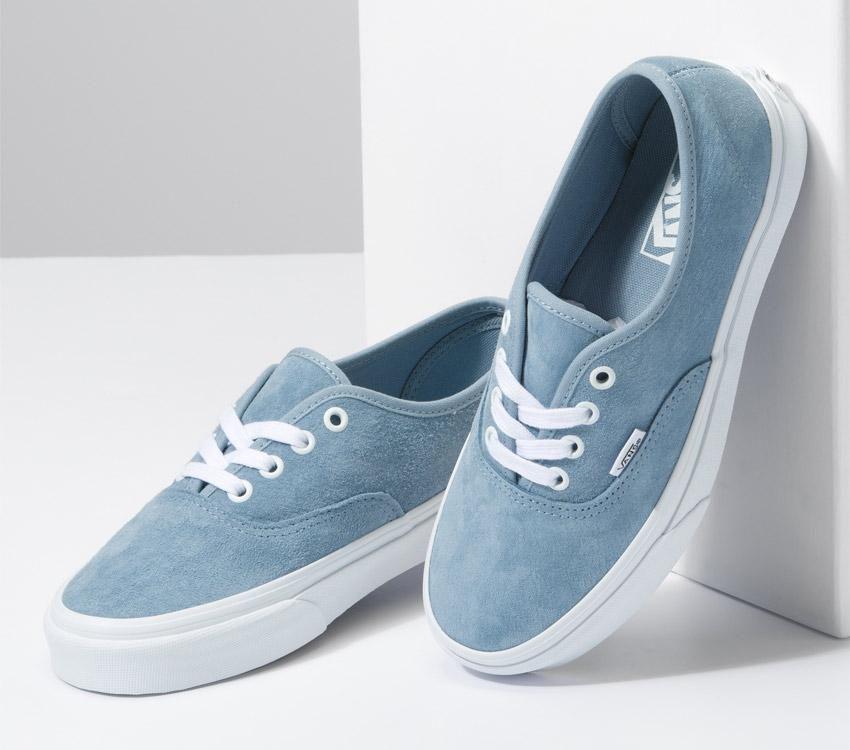 Vans Authentic Pig Suede Mens Womens - Pig Suede Ashley Blue VN0A5KRDBD2 Shoes