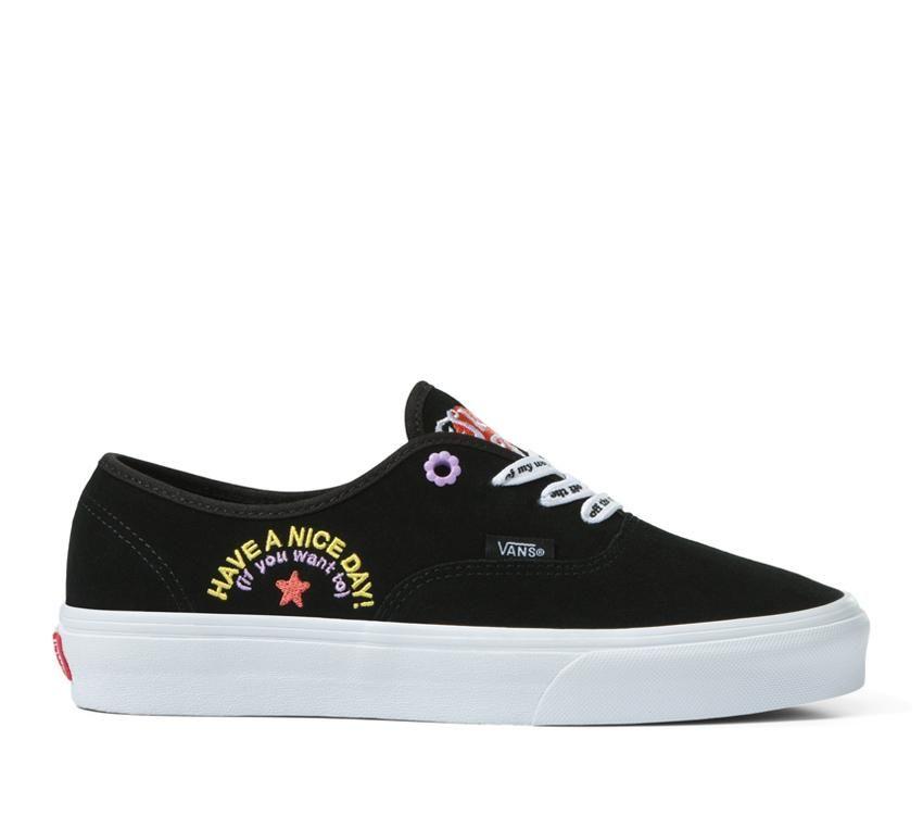 Vans Authentic Radically Happy Mens Womens - Radically Happy Black VN0A5JMPBLK Shoes