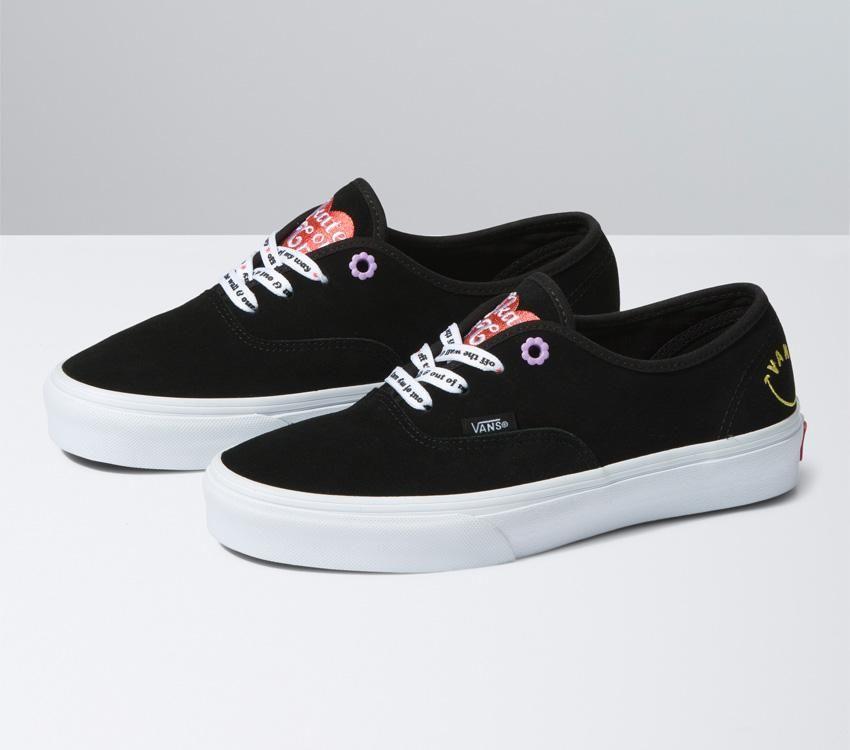 Vans Authentic Radically Happy Mens Womens - Radically Happy Black VN0A5JMPBLK Shoes