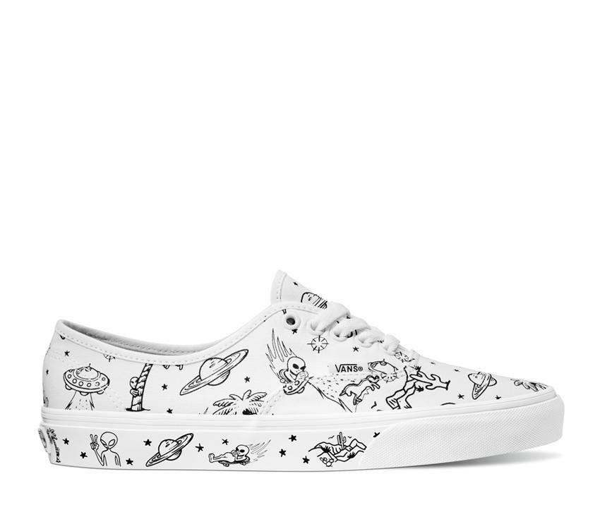 Vans Authentic Unidentified U-Paint Mens Womens - Unidentified U-Paint White/White VN0A5JMPWWW Shoes