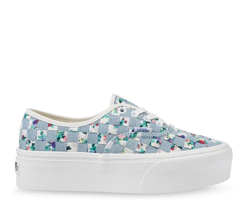 Vans Authentic Woven Stackform Mens Womens - Floral/Multi VN0A5KXXAZA Shoes