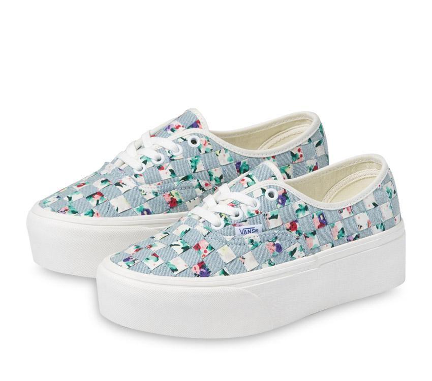 Vans Authentic Woven Stackform Mens Womens - Floral/Multi VN0A5KXXAZA Shoes