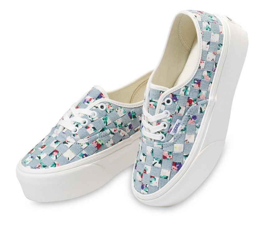 Vans Authentic Woven Stackform Mens Womens - Floral/Multi VN0A5KXXAZA Shoes