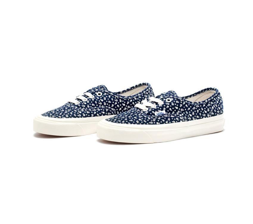 Vans Anaheim Factory Authentic 44 Dx Mens Womens - Anaheim Factory OG Floral Navy VN0A7Q5CNVY Shoes