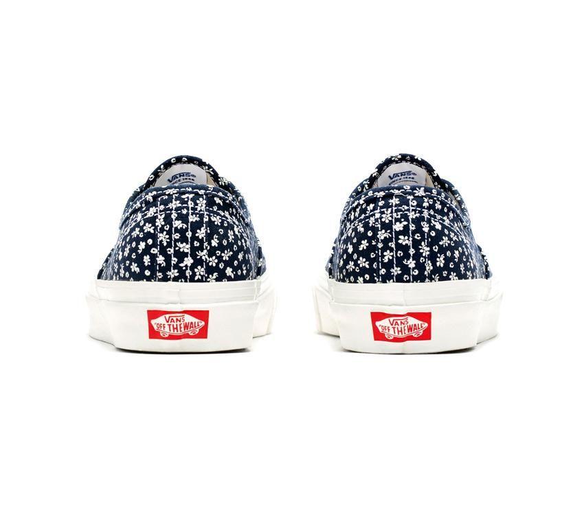 Vans Anaheim Factory Authentic 44 Dx Mens Womens - Anaheim Factory OG Floral Navy VN0A7Q5CNVY Shoes