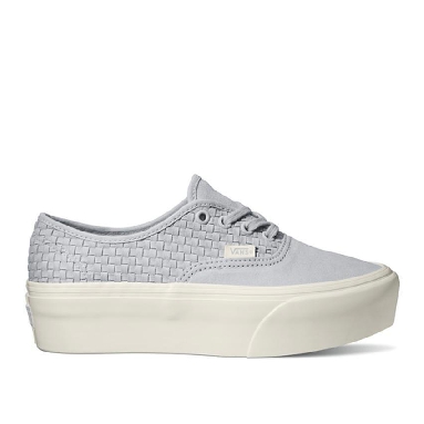 Vans Authentic Stackform Mens Womens - Micro Weave Gray Dawn VN0A4BVOUNY Shoes