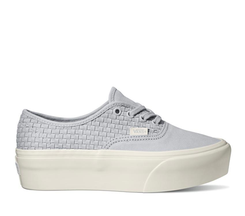 Vans Authentic Stackform Mens Womens - Micro Weave Gray Dawn VN0A4BVOUNY Shoes