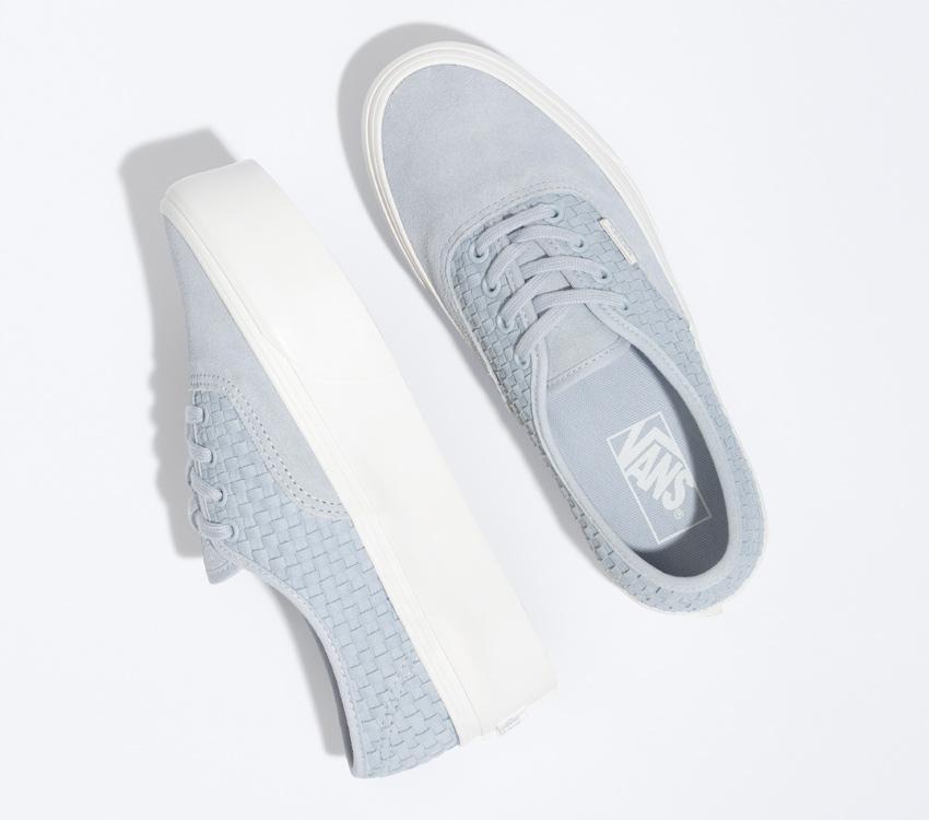 Vans Authentic Stackform Mens Womens - Micro Weave Gray Dawn VN0A4BVOUNY Shoes