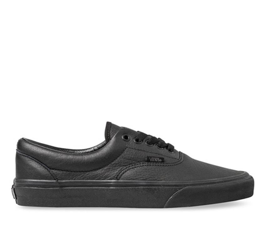 Vans ERA LEATHER BLACK MONO Mens Womens - (Leather) Black Mono VN0A4BV4X0S Shoes