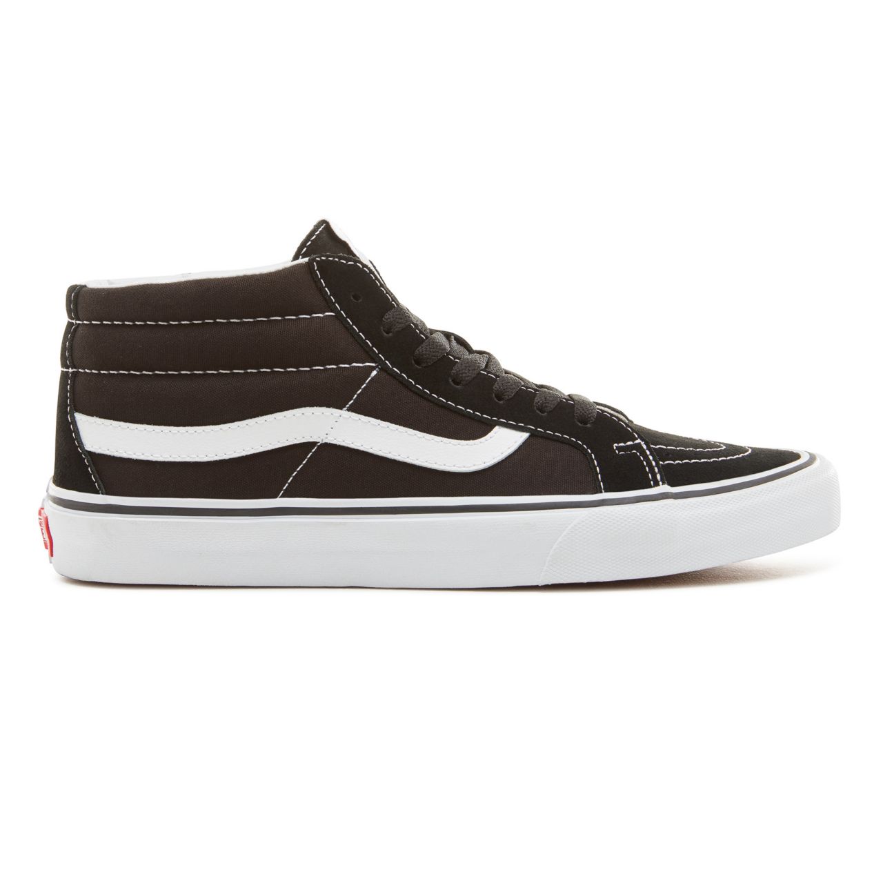 Vans Sk8-Mid Reissue Classic Mens Womens - Black-True White VN0A391F6BT Shoes