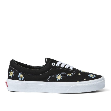 Vans Era Mens Womens - Trippy Grin Floral Black/Yellow VN0A5KX5Y23 Shoes