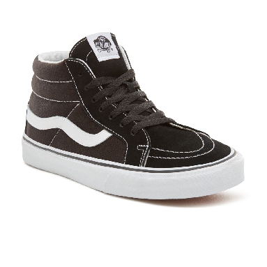 Vans Sk8-Mid Reissue Classic Mens Womens - Black-True White VN0A391F6BT Shoes