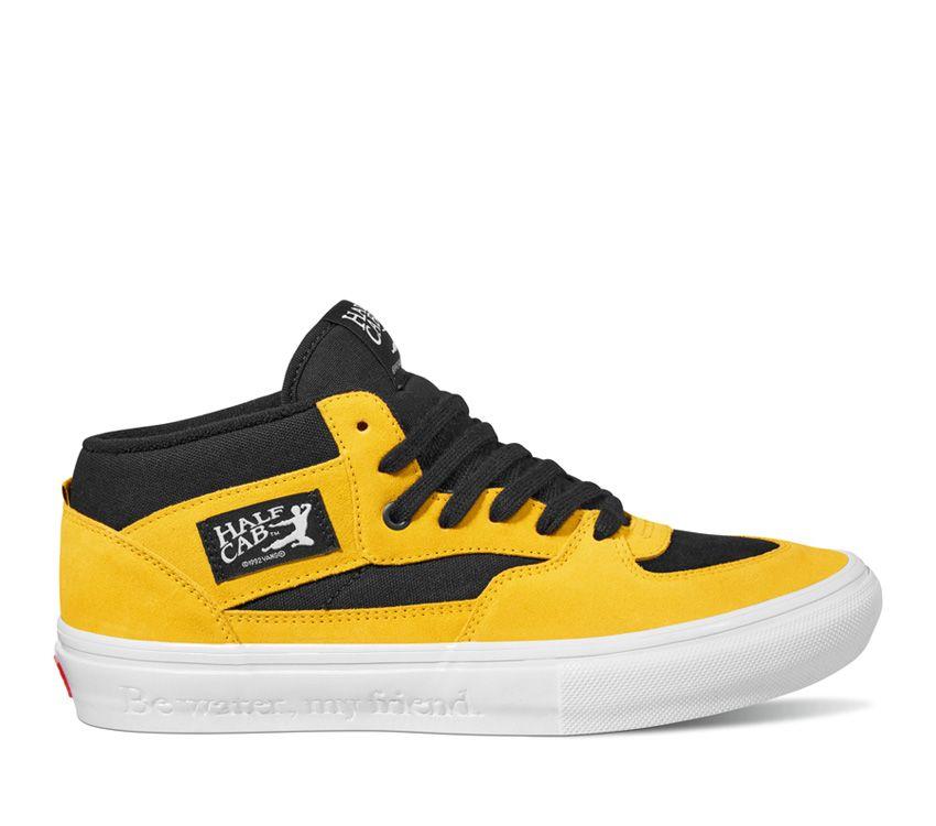 Vans x Bruce Lee Skate Half Cab Mens Womens - Bruce Lee Black/Yellow VN0A5FCDY23 Shoes