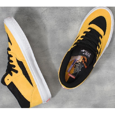 Vans x Bruce Lee Skate Half Cab Mens Womens - Bruce Lee Black/Yellow VN0A5FCDY23 Shoes