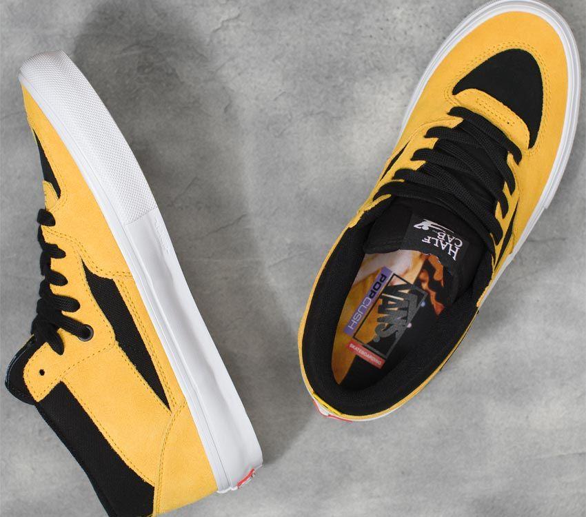 Vans x Bruce Lee Skate Half Cab Mens Womens - Bruce Lee Black/Yellow VN0A5FCDY23 Shoes