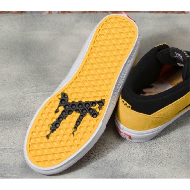 Vans x Bruce Lee Skate Half Cab Mens Womens - Bruce Lee Black/Yellow VN0A5FCDY23 Shoes