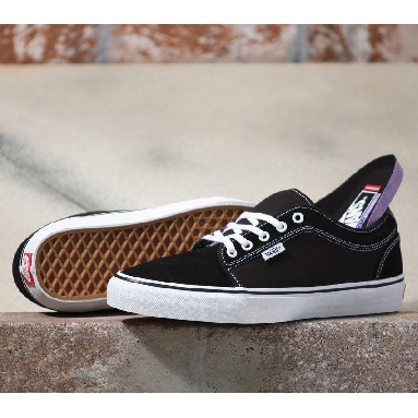 Vans Skate Chukka Low Mens Womens - Black/White VN0A4BX4Y28 Shoes