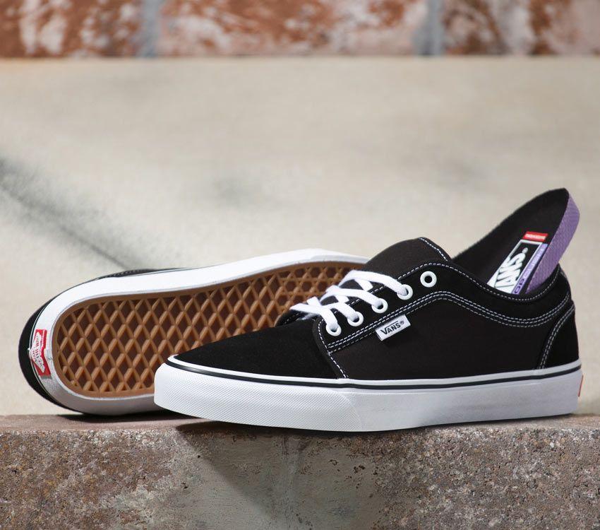 Vans Skate Chukka Low Mens Womens - Black/White VN0A4BX4Y28 Shoes