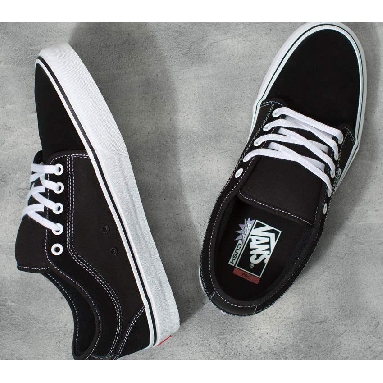 Vans Skate Chukka Low Mens Womens - Black/White VN0A4BX4Y28 Shoes