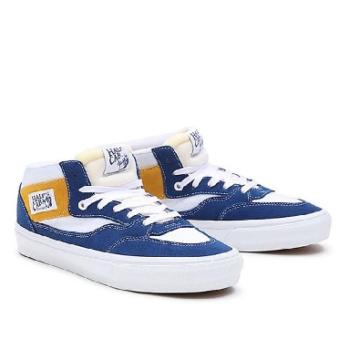 Vans Skate Half Cab 92 Mens Womens - Athletic Blue/Yellow VN0A4BXGBYL Shoes